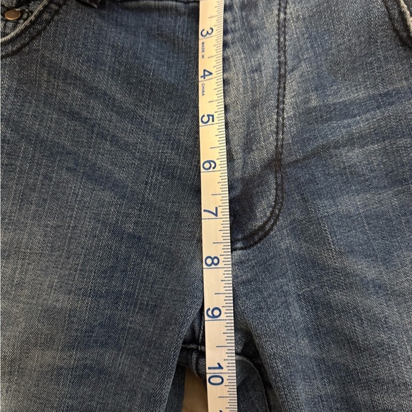 Five Four Women's Straight Leg Jeans in Blue Denim - Picture 6 of 8